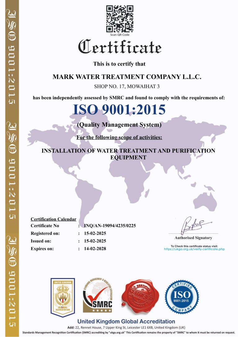 MARK WATER TREATMENT COMPANY L.L.C. ISO 9001 FINAL COPY_page-0001